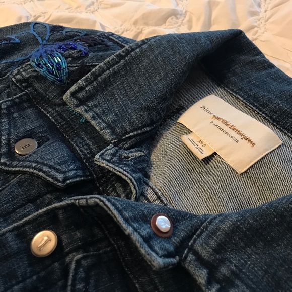 Anthropologie Pilco Sequined Denim Jacket - Picture 7 of 7